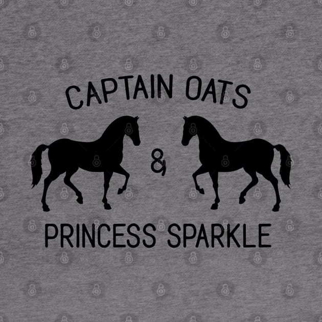 The OC - Captain Oats and Princess Sparkle by qpdesignco